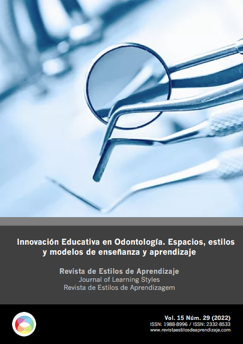 Innovación Educativa en Odontología. Espacios, estilos y modelos de enseñanza - aprendizaje